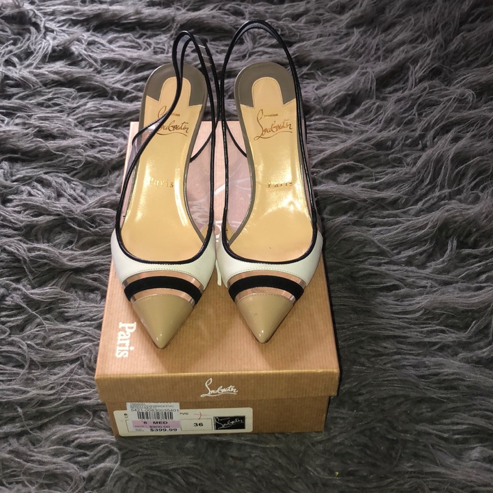 Christian Louboutin heels PVC